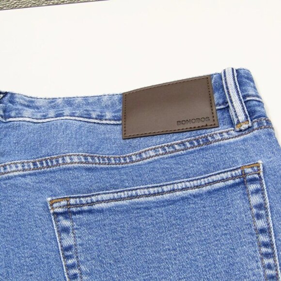 NEW BONOBOS Men's Jeans Gramercy Premium Slim Tapered Fit Size 34x36 Blue - Picture 8 of 8